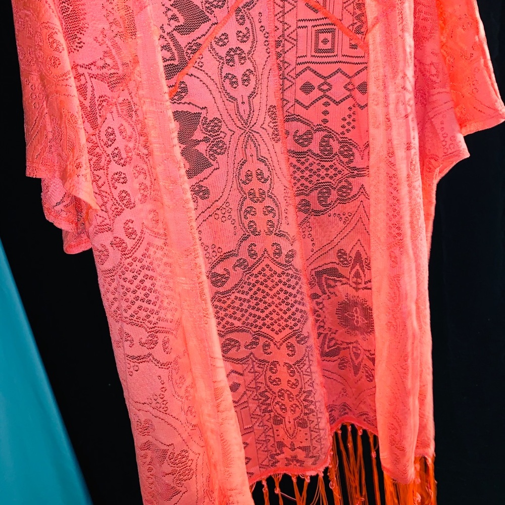 Charlotte Russe Fringe Kimono